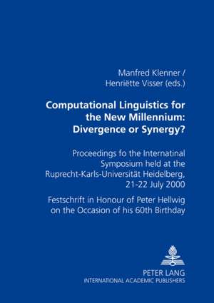 Computational Linguistics for the New Millennium