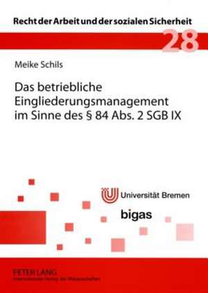 Das Betriebliche Eingliederungsmanagement Im Sinne Des 84 ABS. 2 Sgb IX: Eine Querschnittsstudie Der Tuerkischen Migrantengemeinschaft Zwischen Transnationaler Struktur Und Integration de Meike Schils