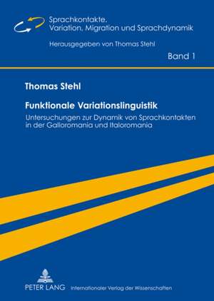 Funktionale Variationslinguistik de Thomas Stehl