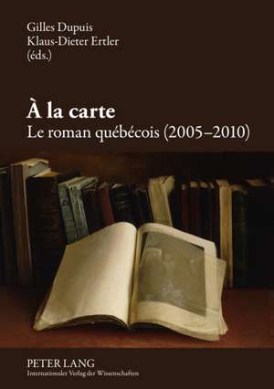 À la carte de Klaus-Dieter Ertler