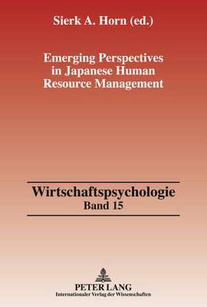 Emerging Perspectives in Japanese Human Resource Management