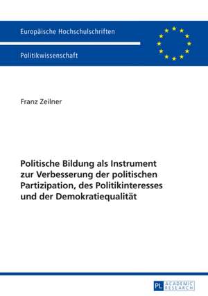 Politische Bildung ALS Instrument Zur Verbesserung Der Politischen Partizipation, Des Politikinteresses Und Der Demokratiequalitaet: Mechanismen Der Lizenzierung Von Modalpartikeln in Nebensaetzen Und Faktoren Ihrer Verwendung in Komplexen Saetzen. Ko de Franz Zeilner