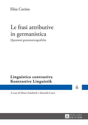 Le frasi attributive in germanistica de Elisa Corino