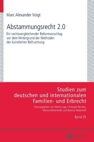 Abstammungsrecht 2.0 de Marc Alexander Voigt