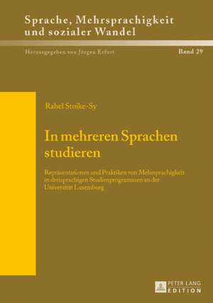 In Mehreren Sprachen Studieren de Rahel Stoike-Sy