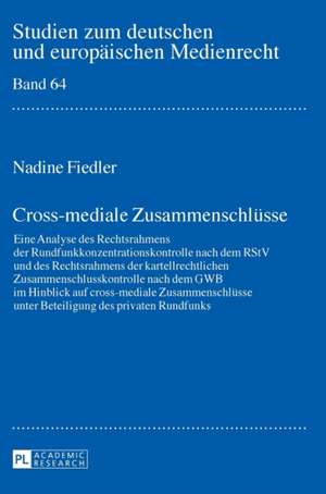 Cross-mediale Zusammenschlüsse de Nadine Fiedler