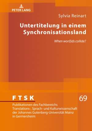 UNTERTITELUNG IN EINEM SYNCHRONISATIONSL de Sylvia Reinart