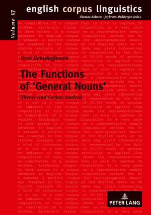 The Functions of <General Nouns> de Vera Benninghoven