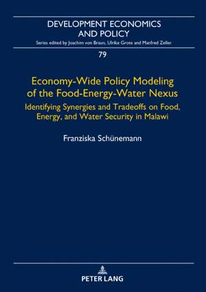 Economy-Wide Policy Modeling of the Food-Energy-Water Nexus de Franziska Schunemann