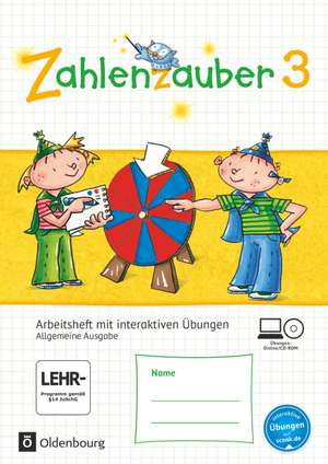 Zahlenzauber 3. Schuljahr - Allgemeine Ausgabe - Arbeitsheft mit interaktiven Übungen auf scook.de de Bettina Betz