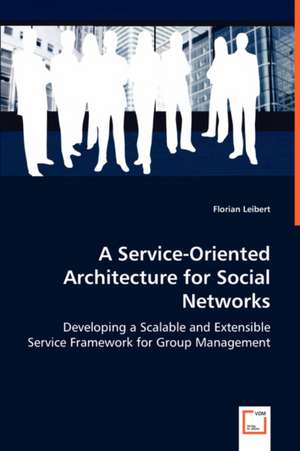 A Service-Oriented Architecture for Social Networks de Florian Leibert