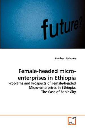 Female-headed micro-enterprises in Ethiopia de Menberu Teshome