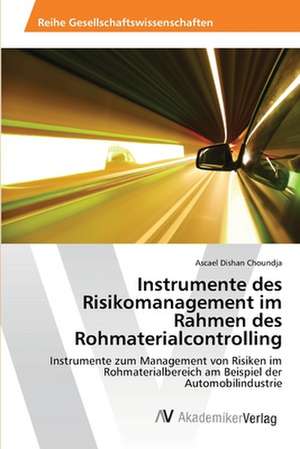 Instrumente des Risikomanagement im Rahmen des Rohmaterialcontrolling de Choundja Ascael Dishan