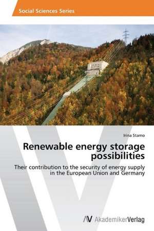 Renewable energy storage possibilities de Stamo Irina