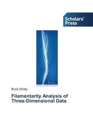 Filamentarity Analysis of Three-Dimensional Data de Boris Efraty