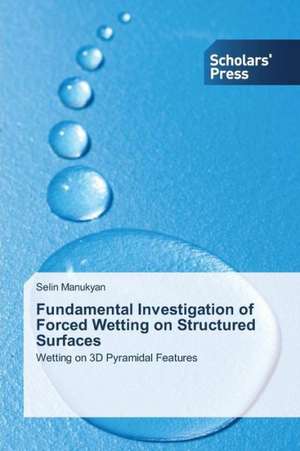 Fundamental Investigation of Forced Wetting on Structured Surfaces de Selin Manukyan