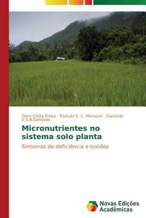 Micronutrientes No Sistema Solo Planta: Acidentes E Doencas de Trabalho de Dário Costa Primo