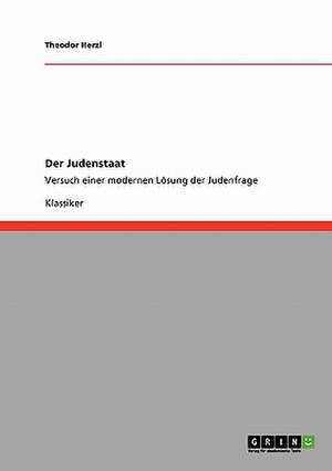 Der Judenstaat de Theodor Herzl