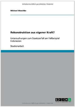 Rekonstruktion aus eigener Kraft? de Michael Moschke