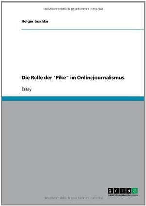 Die Rolle der "Pike" im Onlinejournalismus de Holger Laschka