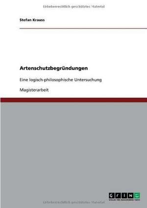 Artenschutzbegründungen de Stefan Krauss