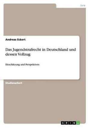 Das Jugendstrafrecht in Deutschland und dessen Vollzug de Andreas Eckert