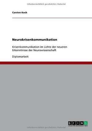 Neurokrisenkommunikation de Carsten Koch