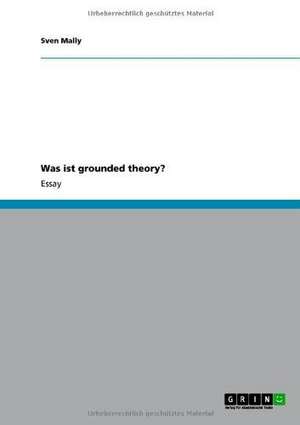 Was ist grounded theory? de Sven Mally