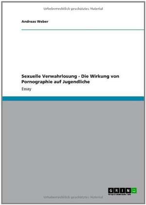 Sexuelle Verwahrlosung - Die Wirkung von Pornographie auf Jugendliche de Andreas Weber