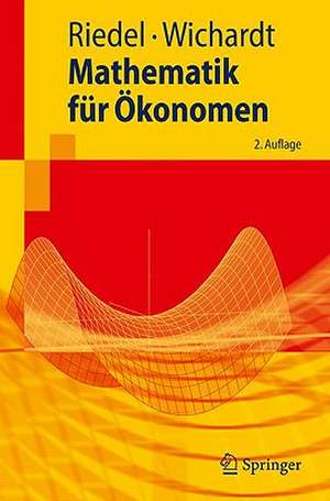 Mathematik für Ökonomen de Frank Riedel