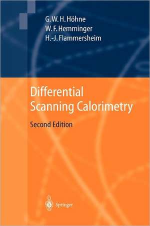 Differential Scanning Calorimetry de Günther Höhne