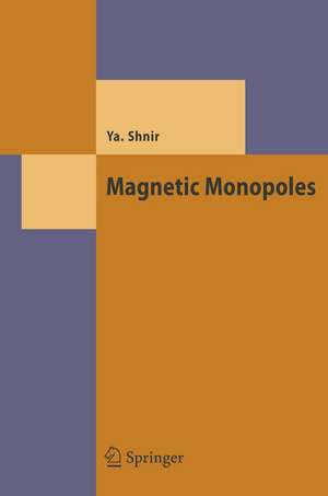 Magnetic Monopoles de Yakov M. Shnir