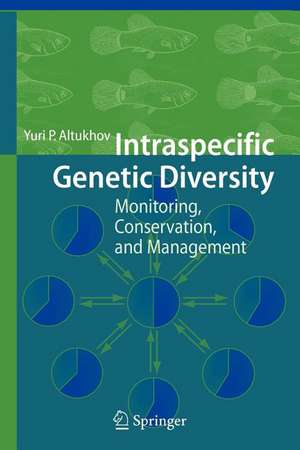 Intraspecific Genetic Diversity: Monitoring, Conservation, and Management de Yuri Petrovich Altukhov