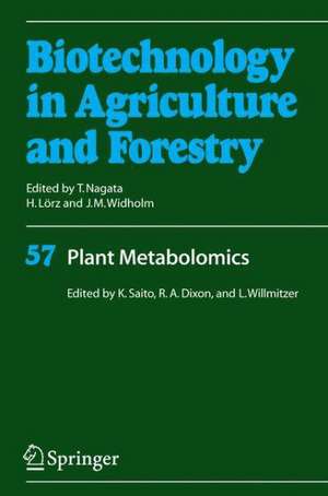 Plant Metabolomics de Kazuki Saito