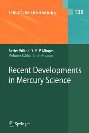 Recent Developments in Mercury Science de David A. Atwood