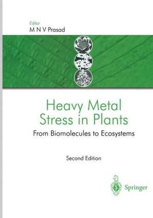 Heavy Metal Stress in Plants: From Biomolecules to Ecosystems de M. N. V. Prasad