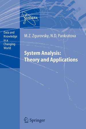 System Analysis: Theory and Applications de Mikhail Z. Zgurovsky