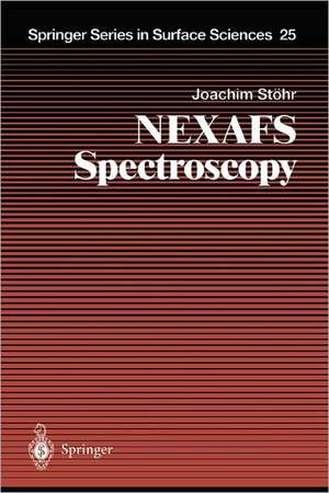 NEXAFS Spectroscopy de Joachim Stöhr