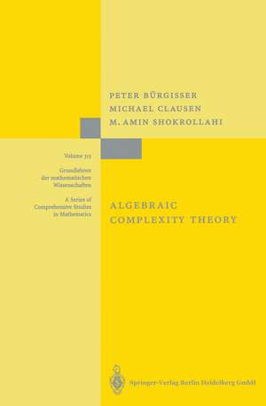 Algebraic Complexity Theory de T. Lickteig