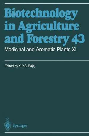 Medicinal and Aromatic Plants XI de Y. P. S. Bajaj