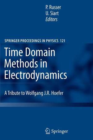 Time Domain Methods in Electrodynamics: A Tribute to Wolfgang J. R. Hoefer de Peter Russer