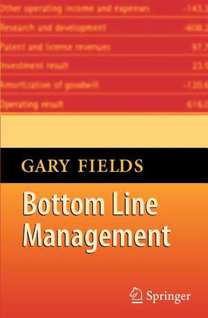 Bottom Line Management de Gary Fields