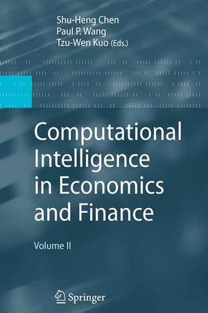 Computational Intelligence in Economics and Finance: Volume II de Paul P. Wang