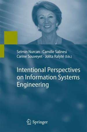 Intentional Perspectives on Information Systems Engineering de Selmin Nurcan