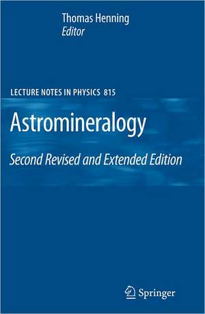 Astromineralogy de Thomas Henning