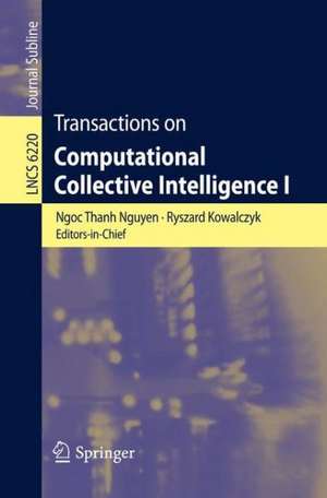 Transactions on Computational Collective Intelligence I de Ngoc-Thanh Nguyen