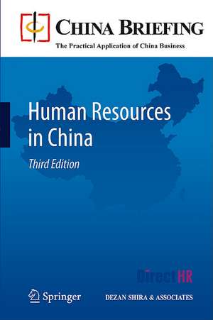 Human Resources in China de Chris Devonshire-Ellis