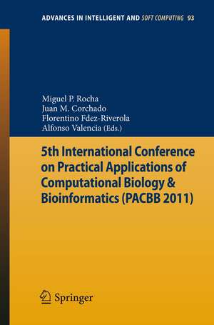 5th International Conference on Practical Applications of Computational Biology & Bioinformatics de Miguel P. Rocha