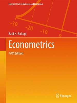 Econometrics de Badi H. Baltagi