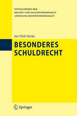 Besonderes Schuldrecht de Jan Dirk Harke